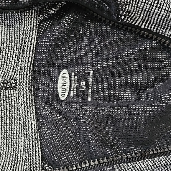 4/$25 Men's two toned zip up holdie - Picture 2 of 2